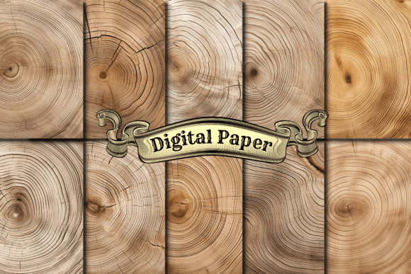 Download Natural Wood Digital Paper Textures - Natural wood Collection