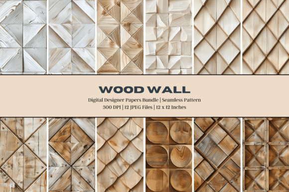 Download Natural Wood Wall Digital Paper - Natural wood Collection