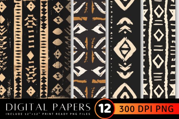 Download Mud Cloth Simple Pattern - Premium Resources