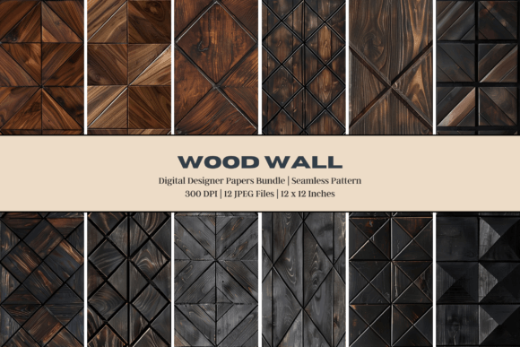 Download Natural Wood Wall Digital Paper - Natural wood Collection