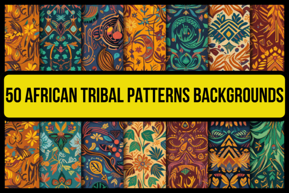 Download African Pattern Backgrounds 1 - Premium Bundle